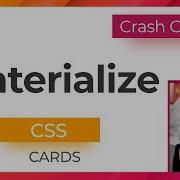 Materialize Cards In Website