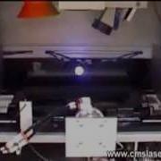 Laser Marking 2D Code Alpha Numerics And Logo On Painted Aluminum CMS Laser