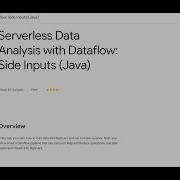 Serverless Data Analysis With Dataflow Side Input Java