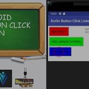 Android Button On Click Listener Kotlin Programing Language