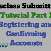 Osclass Submitter Tutorial Part 1 How To Register And Confirm Accounts