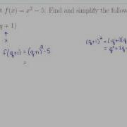 Function Notation And Evaluation Part 2