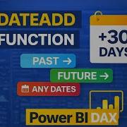 DATEADD Function In Power BI DAX