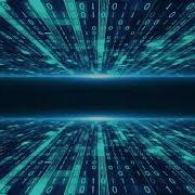 Data Stream Big Data Fall Binary Code Drop