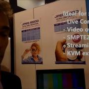 IntoPIX IBC2012 JPEG2000 Ultra Low Latency Demo
