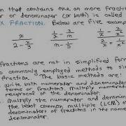 Complex Fraction Example 6