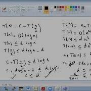 Algorithms Lecture 6 Substitution Method