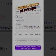 Candlesticks With Python Trading Algorithmictrading Forex Matplotlib Pythonalgotrading Python