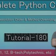 Method Overriding And Method Resolution Order In Python In Hindi 180