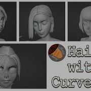 Blender Tips 01 Hair With Curves Прядь волос с помощью кривых