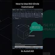 How To Use ISO Circle Command In AutoCAD Step By Step Tutorial