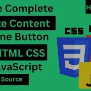 JavaScript Project Change Complete Website Content With One Button Using HTML CSS And JavaScript