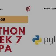 Python Week 7 GRPA Solutions IITM BS Data Science Degree Qualifiers