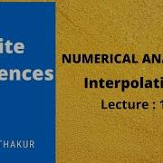 Numerical Methods Finite Differences Finite Operators