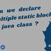 10 Can We Declare Multiple Static Block In Class Java Interview Question Siddharth Lecture