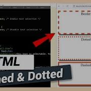 Add Dashed Or Dotted Border HTML And CSS Tutorial