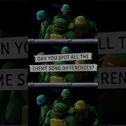 All TMNT Intros Comparison Official Theme Song