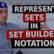 QMS 110 Represent Sets In Set Builder Notation Ryerson University