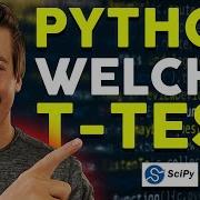 Performing Python Welch S T Test Independent Two Sample In Python