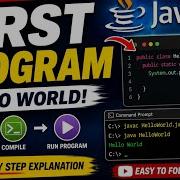 How To Write First Java Program Hello World Explained Beginner Friendly L