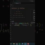Pyramid Pattern In Python Mostly Asked In TCS And Infosys Python Interview Placement
