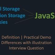 Local Storage Session Storage And Cookies In Javascript With Demo And Interview Questions