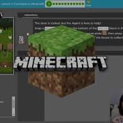 How To Code MINECRAFT In Code Org Course F Lesson 1 Functions In Minecraft Puzzle 1