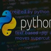 Python Text Based RPG Initial Move Set Supercut