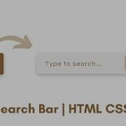 Search Bar With HTML CSS Expandable Search Bar Animation