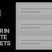Как исправить ошибку На этом сайте возникла критическая ошибка в виджетах WordPress