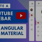 Create A YouTube Sidebar Clone With Angular Material Components Part 1