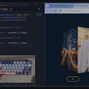 ASMR Programming 3D Cube Image Slider Using HTML CSS And Javascript No Talking