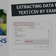 Extracting Text CSV Data Using Text From Example In Power Query