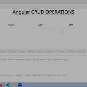 Angular CRUD Operation