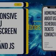 Responsive Menu Navigation CSS HTML