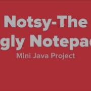 Mini Java Project Notepad Replica Code Explained In Hindi