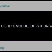 Cyber Security Penetration Test How To Check If A Python Module Is Installed Without Pip Or Pip3