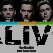 One Direction Alive Lyrics Color Coded Lyrics