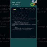 Java Code Snippets 10 Exception Handling In Java Try Catch Finally In Java Java Shorts