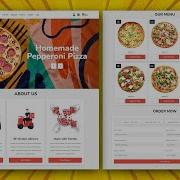 Complete Responsive Online Pizza Shop Website Design Using HTML CSS JavaScript PHP PDO Index
