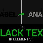 The Best Way To Fix Black Text In ELEMENT 3D After Effects Tutorial