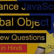 JavaScript Global Object In Hindi Advance JavaScript Tutorial JavaScript Window Object