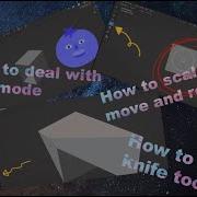 How To Scale And Use Edit Mode Blender Lesson 2