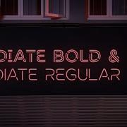Radiate Animated Typeface