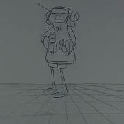 Gorillaz Noodle Drunk Dance Animation Test