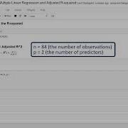 165 Calculating The Adjusted R Squared In Sklearn LINEAR REGRESSION WITH SKLEARN PYTHON COURSE