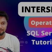SQL INTERSECT Operator Tutorial Find Common Rows