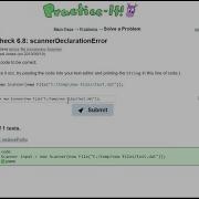 Java Practice It 6 8 ScannerDeclarationError File Processing Scanner Debugging