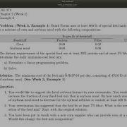 Linear Programming Diet Example What If Questions With LibreOffice Calc