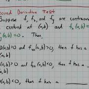 14 7 Optimization Finding Local Extrema Of Multivariable Functions Video 2